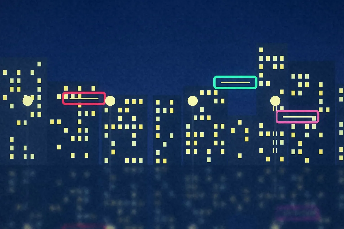 Example night street: Crossover