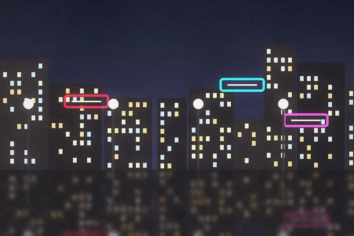 Example night street: G200