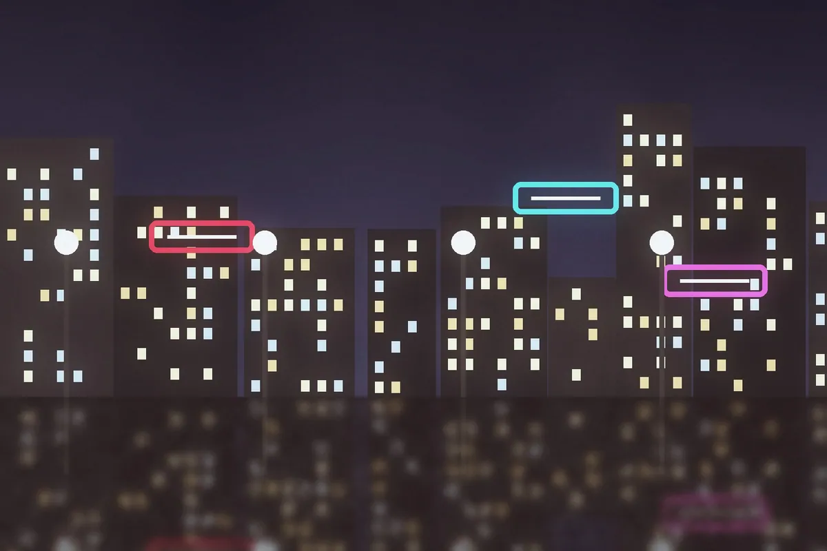 Example night street: P160
