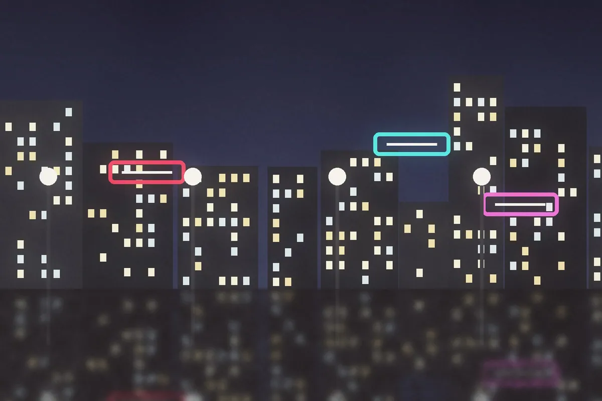 Example night street: P400H