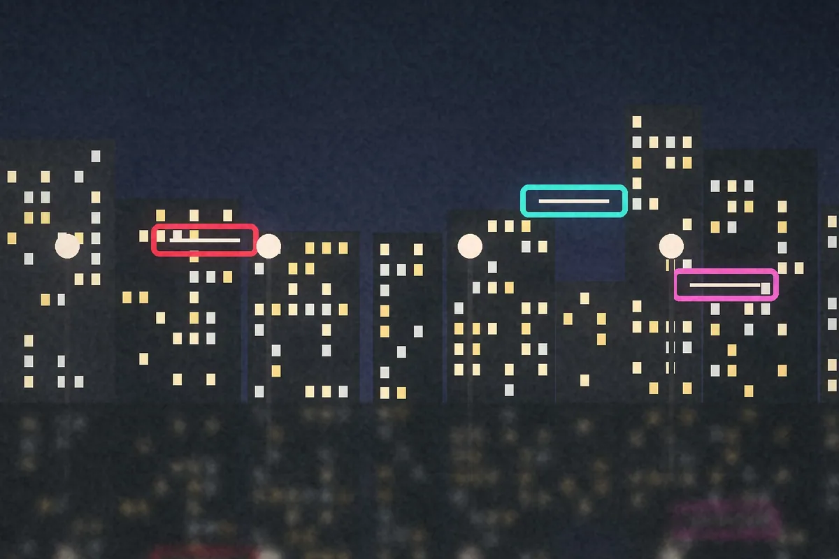 Example night street: Rust