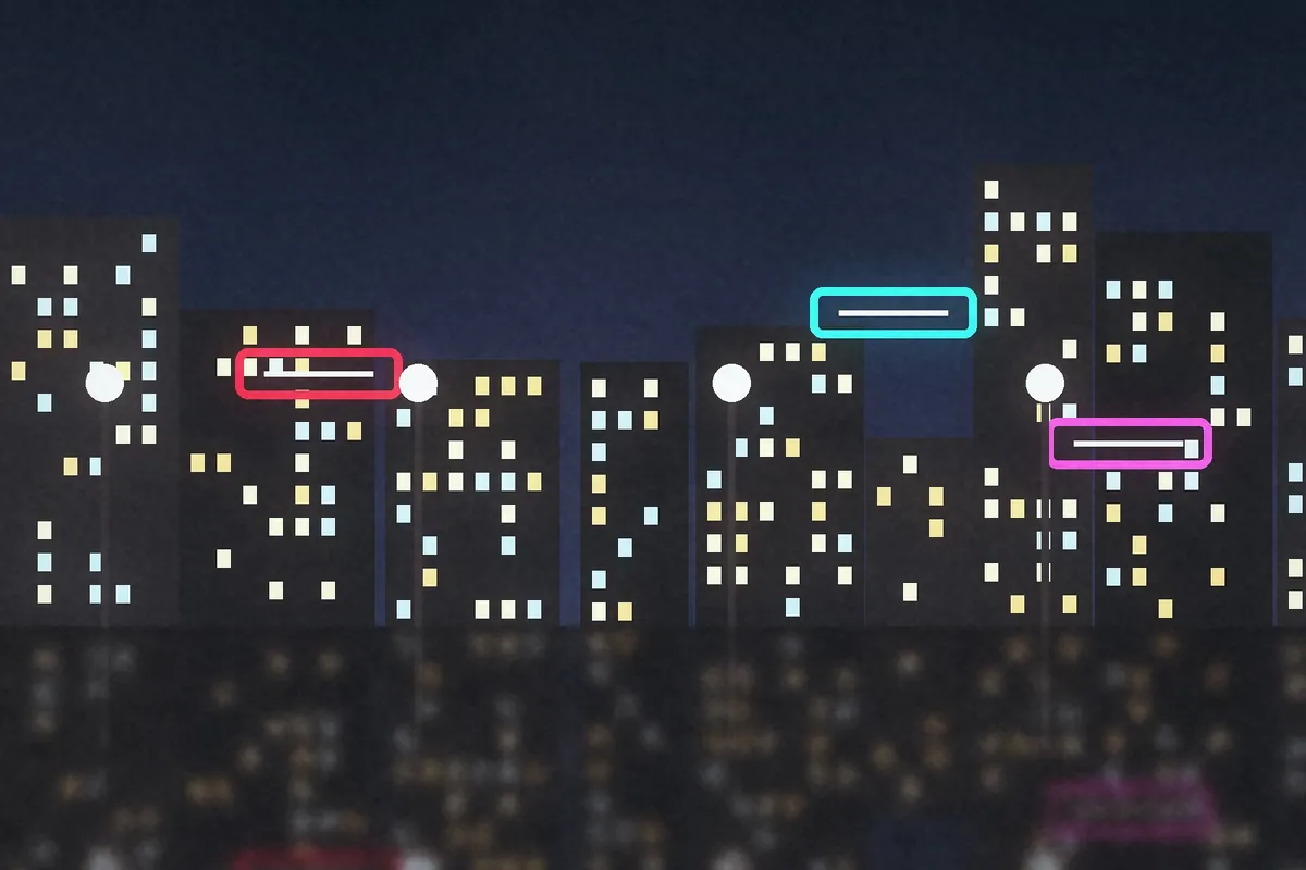 Example night street: S400