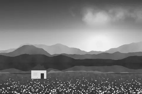 Example scene with the Ash look